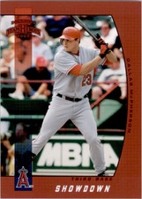 2005 Donruss Team Heroes Showdown Red Angels Baseball Card #6 Dallas McPherson