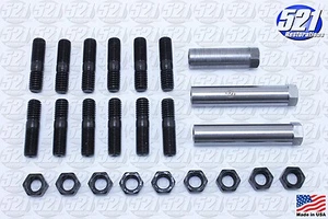 Exhaust Manifold Hardware Kit Sleeve Nuts Fits 68-74 383 440HP B/E Body Mopar - Picture 1 of 1