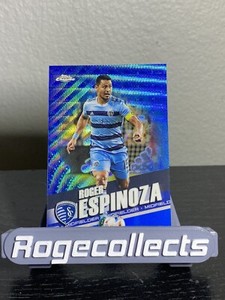 2022 Topps Chrome MLS /199 Blue Refractor Roger Espinoza #57