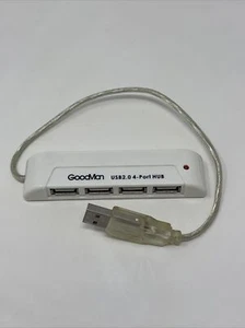 GOODMAN Rock Band USB 2.0 4-Port Hub Adapter guitar hero drums Wii PS3 PS2 - Picture 1 of 2