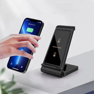 30W Wireless Charger Dock Charging Station For iPhone 14 13 Samsung Galaxy S23+ - Picture 1 of 25