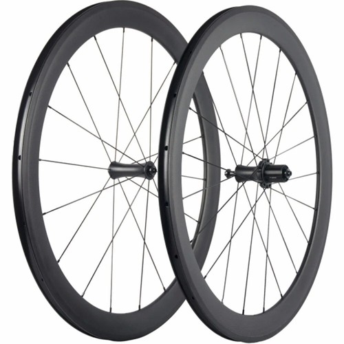 NEW BALANCE Set ruote in fibra di carbonio 700C bici da corsa clincher bici da strada ruote opache lucide