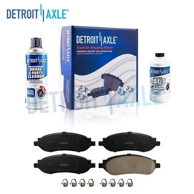 Rear Ceramic Brake Pads Kit for 2005 2006 2007 Ford F-250 F-350 Super Duty - Image 1 of 4