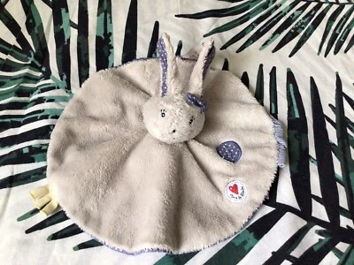 Doudou plat Lapin TERRE DES MARINS  - Photo 1/2