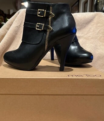 Женщин мне слишком высокий каблук обуви ботинки «газон» кожаный верх размер 8 M новый - Изображение 1 из 4