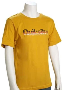 Quiksilver Primary Colours T-Shirt - Nugget Gold - New - Picture 1 of 1