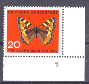 BUND xx aus Nr. 375 bis 389 - 1962 - ECKRAND - Form-Nr. - Bild 1 von 5