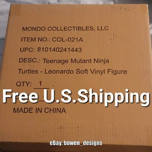 LEONARDO Designer Vinyl Eastman & Laird 40th Anni Sofubi TMNT 8" Figure IN STOCK - Picture 1 of 3