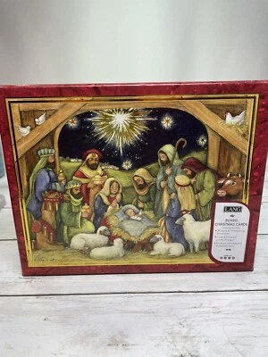 Lang "Adore Him" Boxed Christmas Cards 18ct - artist Susan Winget - Image 1 of 4