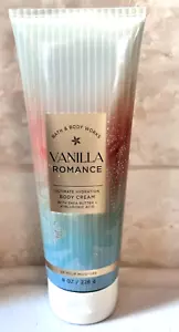 BATH & BODY WORKS VANILLA ROMANCE BODY CREAM 8 oz NEW 2024 - Picture 1 of 2