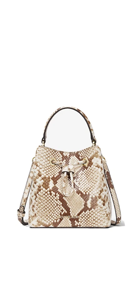 MICHAEL  KORS Suri Small Python Embossed Crossbody Bag - Image 1 of 2