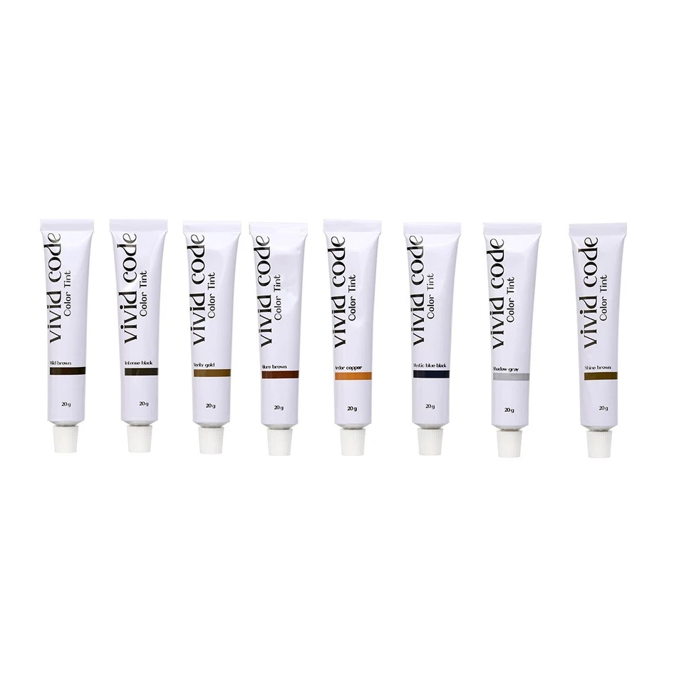 VIVID CODE Eyebrow Tint 20ml | Vegan Brow & Lash Dye | Ammonia-Free Formula - Image 1 of 4