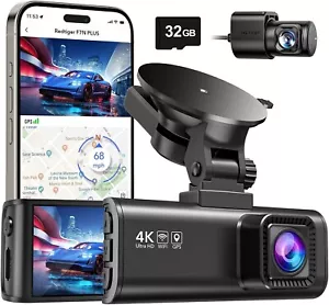 Redtiger 4K Ultra Clear App Control GPS Tracking F7NP Black Brand New UK Stock - Picture 1 of 9