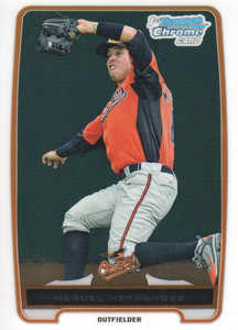 2012 Bowman Chrome Prospects Baseball #BCP194 Manuel Hernandez