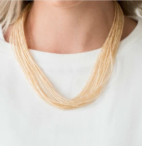 Paparazzi Necklace - Wide Open Spaces - Gold - Bild 1 von 7