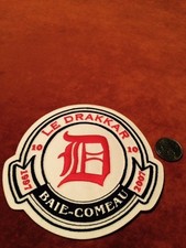 Le Drakkar Baie Comeau QMJHL Hockey Shoulder Crest Patch 5 inches round