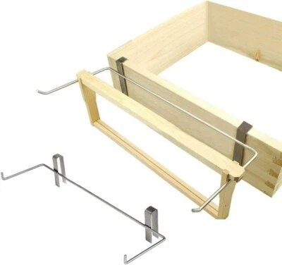 Soporte para marco de colmena - Empuñaduras de marco de colmena de abeja de acero inoxidable Foto 1 de 3