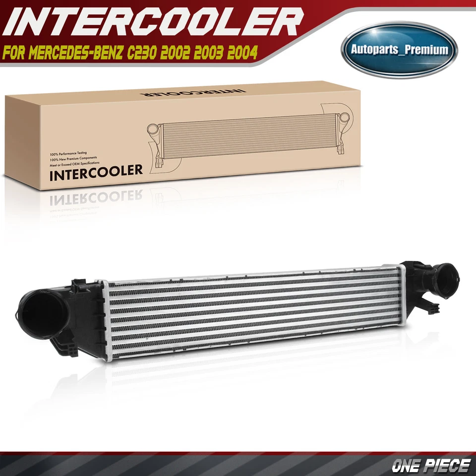 Intercooler delantero Mercedes-Benz C230 W203 2002 2003 2004 L4 1,8 L 2,3 L Foto 1 de 4