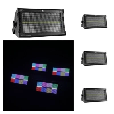 4X high power Flashing Light martin rush 1000W Matrix 16 led strobe light RGB - Image 1 of 4