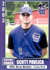 2003 Keene Swamp Bats Team Issue #6 Scott Pavlica Assistant Coach Baseball Card