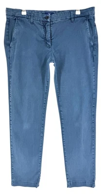 Pantalones chinos rectos azules para mujer Gant talla UK:16 W34 L30 Foto 1 de 4