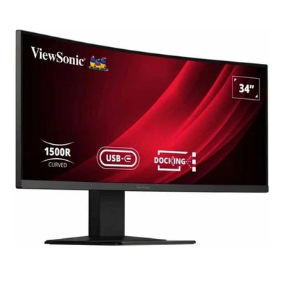 ViewSonic VG3419C 34 Zoll UWQHD Ultra-Wide Curved Monitor - Bild 1 von 4