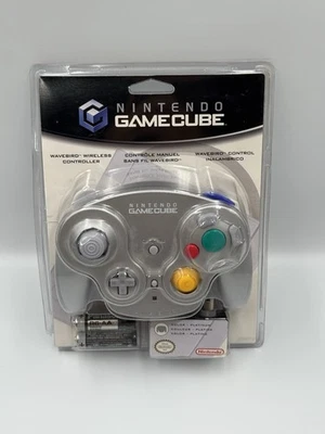 任天堂 GAMECUBE WAVEBIRD 无线控制器 PLATINUM 全新原厂封装 — 第 1/4 张图片