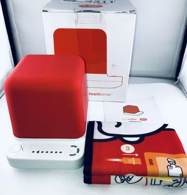 HEARTISENSE CPR CUBE Generation 3 Training Kit Device & Mat Sound/Visual LED Feedback, App