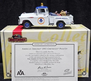 Matchbox 57 1957 Chevy Pickup Truck American Airlines Chevrolet YIS04-M 1:43 - Picture 1 of 5