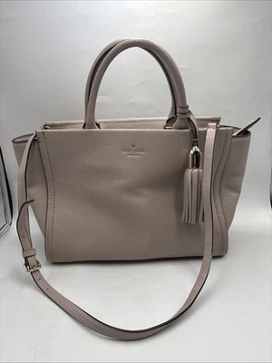 Bolso Kate Spade de cuero rosa beige con asa superior 0102760 Foto 1 de 4