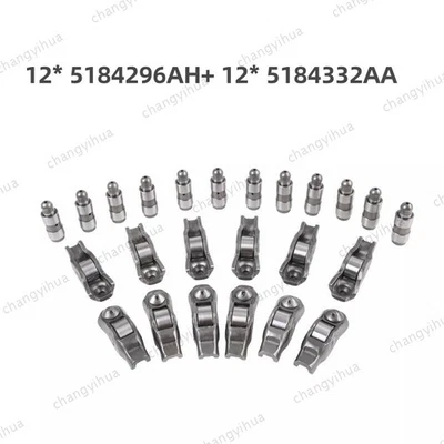 12Pcs 5184296AH Arms 12Pcs 5184332AA Lifters for 11-19 Dodge Ram Chrysler NEW Foto 1 de 4
