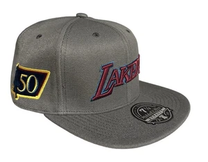 Los Angeles Lakers HWC Mitchell & Ness Fitted Cap - 7 1/2 - Picture 1 of 7