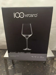 KROSNO Rotwein große Rotweingläser | 4er Set | 15,2 Unzen 450 ml Neu im Karton versiegelt - Bild 1 von 2