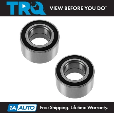 Par de rolamentos de cubo de roda TRQ para Chevy Geo Honda Isuzu Pontiac Suzuki VW - Imagem 1 de 4