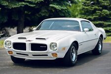 1973 Pontiac Firebird Formula white | 24X36 inch POSTER | sports car