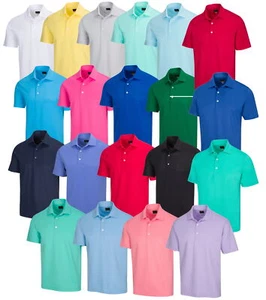 Greg Norman Freedom Micro Pique Stretch Polo Mens Golf Shirt - New 2024 - Picture 1 of 9