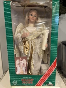 Vntg Holiday Creations 1995 Motionette Lighted Christmas Angel 23” Boxed RARE - Picture 1 of 24