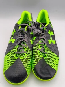 Under Armour X Force Soccer Cleats Neon Green And Black Sz 5.5 1266885-040 S36B - Picture 1 of 5