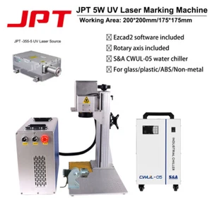 JPT 335-5W UV Laser Marking Engraver Machine for glass/plastic w/Water Chiller - Picture 1 of 11