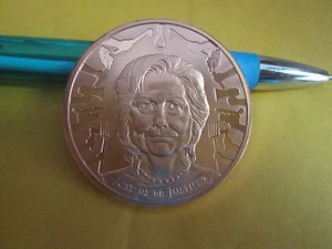 2017 Silver Shield MiniMintage Just Us Or Justice Copper BU Round of 860 - Bild 1 von 2