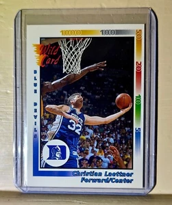 Christian Laettner 1992 AAA Sports Wild Card P5 carta basket Duke Blue Devils - Foto 1 di 6
