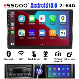 4+64G Car Stereo Android 13 For Audi A4 S4 8E B6 B7 Carplay Radio GPS Head Unit - Picture 1 of 19