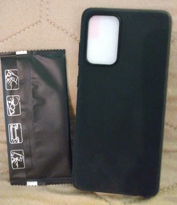 Samsung Galaxy A72 cell phone Black case with screen protector - Photo 1 sur 6