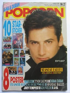 POPCORN 2/1987 – SPANDAU BALLET, KIM WILDE, CYNDILAUPER, A-HA, DURAN DURAN - Bild 1 von 1
