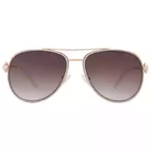 Guess Factory Brown Gradient Pilot Ladies Sunglasses GF0344 32F 56 - Picture 1 of 5