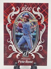 2023 Donruss Mr. 3000 M3K-2 Pete Rose Color Match Red /149 Philadelphia Phillies