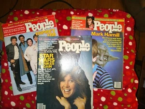 Vintage People magazines Lot of 3. 1978,1980,1981  Pre-owned - Picture 1 of 5