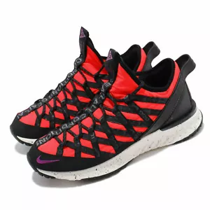 New Men's Nike ACG React Terra Gobe BV6344-600 Red/Black Size 4.5 Mens/6 Womens - Picture 1 of 7