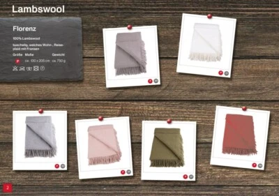 Forster Plaids Kuscheldecke "Florenz" 130 x 205 cm 750 g / Aufmachung 1 Stück - Bild 1 von 4