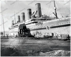 8x10 Druck HMHS Britannic Third Vessel White Star Line Olympic Class Dampfschiff - Bild 1 von 1